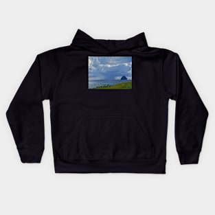 Storm Over Ocean Kids Hoodie